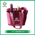 Eco-friendly low price 6 pack wine bag
